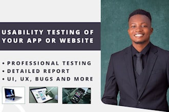 qa testing oa website review app testing with ui UX test IOS app website testing