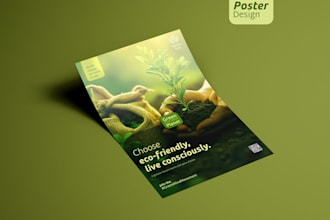 design posters and flyers for your ads and campaigns