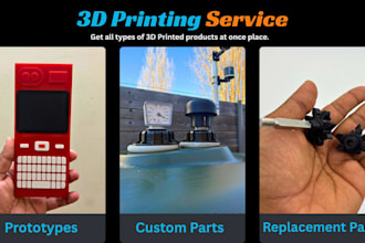 3d print and ship high quality custom parts and functional prototypes