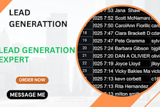 be your lead generation expert for any targeted qualified leads