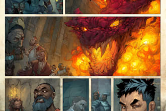 draw a comic page for you