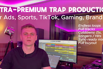 produce hard hitting trap beats for ads, visuals and social media