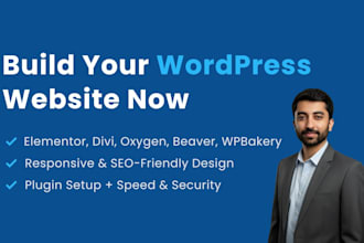 build your wordpress website using elementor divi oxygen beaver wpbakery