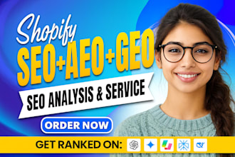 do shopify store SEO GEO aeo and google ai overview optimization