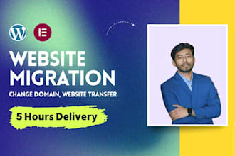 migrate wordpress website, backup and transfer website, change domain name