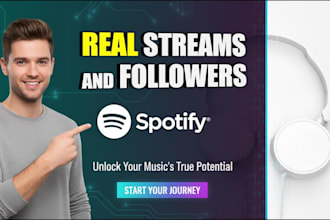 promote your spotify music to increase streams and followers