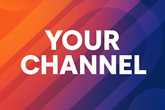 create a professional youtube or kick banner