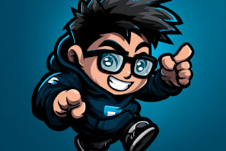 make graffiti logo or graffiti illustration