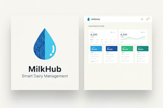 build a complete milk production management web application