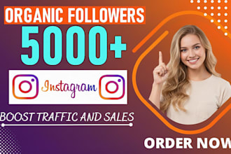 grow your instagram 5,000 plus followers instant and organic
