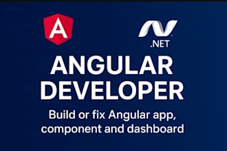 build or fix angular app, component and dashboard