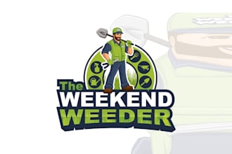 design unique gardening farm logo