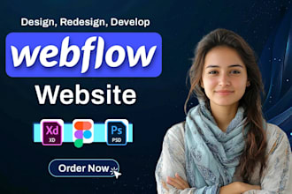 develop or design webflow website, webflow developer, figma to webflow