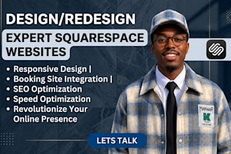 be squarespace expert, update squarespace, design or redesign squarespace,
