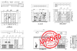 design millwork, furniture, casework, woodwork, shop drawings for city permit