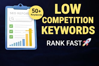 find low competition keywords for your website or blog