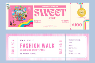 design custom event tickets and pass design