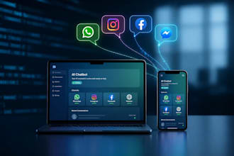 build an ai chatbot for whatsapp, instagram, facebook and website