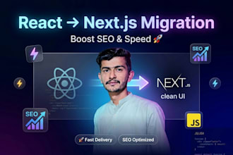 migrate react app to nextjs for SEO