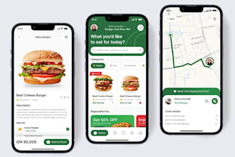 build food ordering mobile app, restaurant delivery, online food booking system