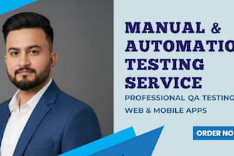 do software testing manual and automation QA testing