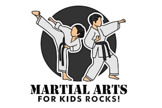 fighting boxing martial arts team or club logo design
