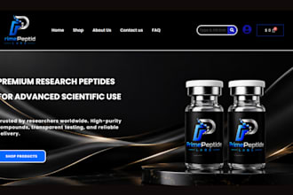 set peptide ads fda compliance with ai shop agency coa research peptide website
