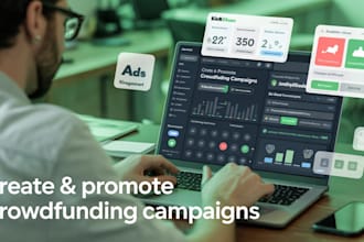 do kickstarter and indiegogo crowdfunding campaign creation and promotion