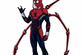 design your own spiderman or spider sona suit or 3d models