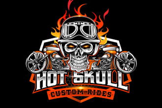 design professional army, military, or skull logo