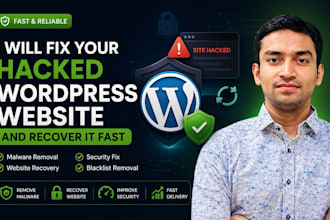 fix your hacked wordpress website and recover it fast