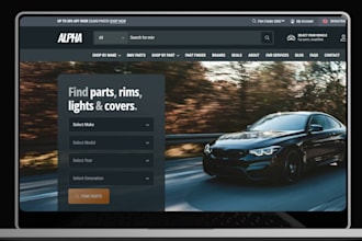 build seo optimized auto parts shopify store auto part website