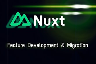 develop new features or enhancements for your nuxt web app