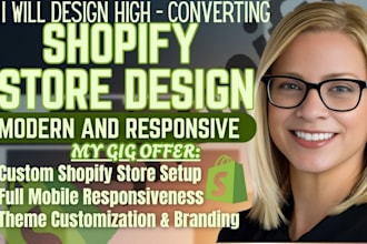 build shopify store, design shopify dropshipping store and shopify website