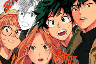 color your manga, comic, webtoon or illustration
