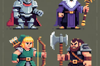 create 2d game characters