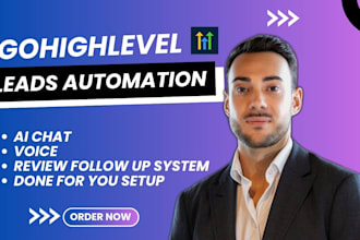 build ai chat, voice, and review automation in gohighlevel for service business