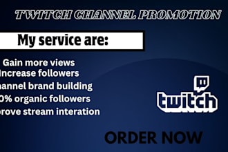promote your twitch channel organically to reach partnership and affiliate stage