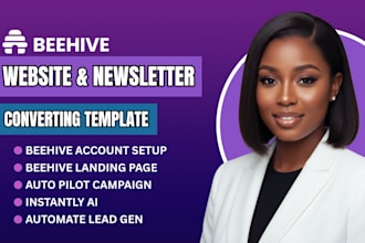 beehive newsletter on beehive, convertkits, ghost ai ,ai newsletter design