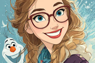 do disney cartoon style