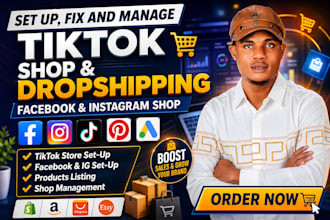 tik tok shop, setup tiktok shop dropshipping, manager, tiktok shop sales