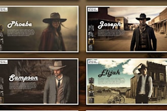 cinematic film pitch deck power point deck film movie tv show pitch deck