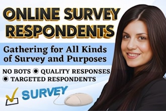 gather real survey respondents to fill online surveys and online forms