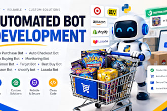 make auto purchase bot auto checkout bot pokemon bot target bot shopify bot