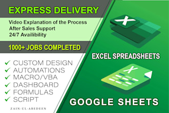 excel data entry expert service