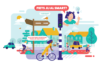 design a clear, colorful and storytelling infographic