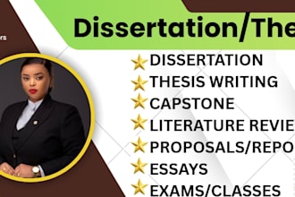 edit proposals, data analysis, dissertations, capstone projects
