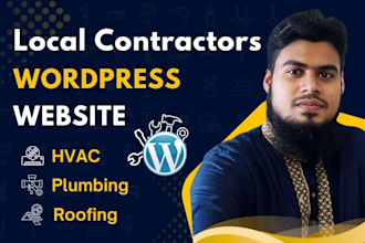 build plumbing, contractor and hvac business website