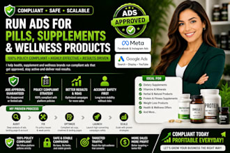 create a compliant ads for peptides, pills vapes cbd get approval on meta google
