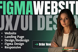 design a professional website UX UI in figma, new design or redesign